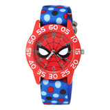 Marvel Spider-man - Reloj Analogico De Cuarzo Con Correa De