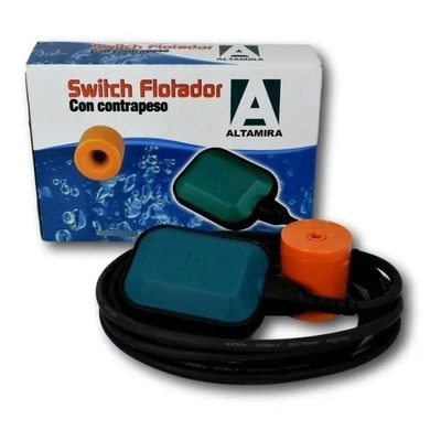 Switch Flotador Altamira 10m 16A IP68 con Contrapeso | Envío gratis