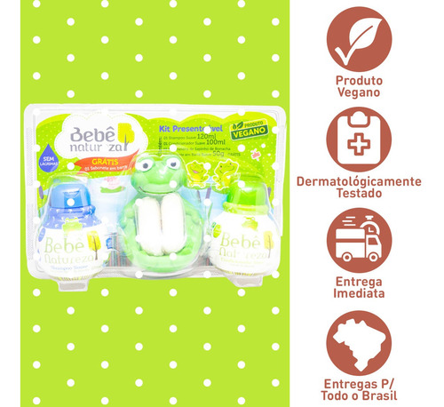 Kit Banho Bebe Natureza Suave Shampoo Cond E Sabonete