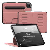 Funda Para iPad Pro De 11  Protectora Delgada Ajustable Rosa