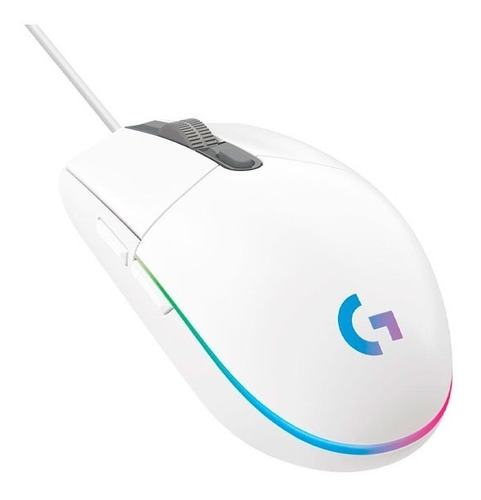 Mouse Logitech G203 Rgb Lightsync - Blanco