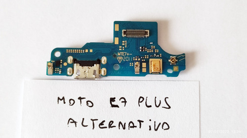 Modulo De Carga Usb Con Mic. Motorola Moto E7 Plus Alt. Ic
