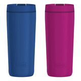 Set De Thermos Botellas Para Viaje 2pz Color Azul/rosa