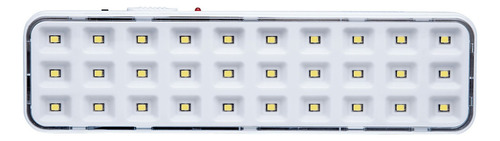 Luminária De Emergência Autônoma Intelbras Lde 30l Branco 110v/220v