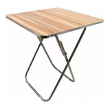 Mesa Plegable Portatil Para Exterior Comedor 80x80