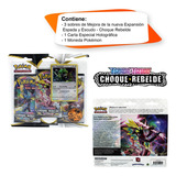 3 Pack Cartas Pokemon Tcg Espada Y Escudo - Choque Rebelde