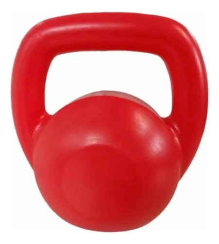 Pesas Rusas 12kg Pvc Kettlebell Cross Gym Fitness Color Rojo