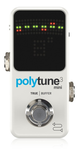 Pedal Afinador Guitarra Bajo Tc Electronic Polytune 3 Mini