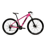 Mountain Bike Ksw Xlt 100 2020 Aro 29 17  21v Freios De Disco Mecânico Cor Rosa/preto