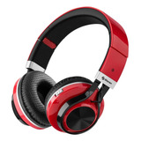 Audífonos Bluetooth Xtreme Con Reproductor Mp3 Aud-7600-rojo