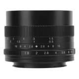 7artisans 50 Mm F1.8 Lente De Apertura Grande Para Fujifilm