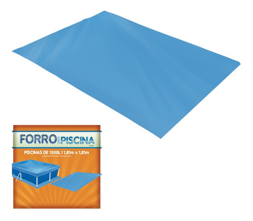 Forro Para Piscina 1500 Litros Retangular - Mor