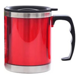 Mug Térmico Tazón Acero Inoxidable 450ml Base Antideslizante