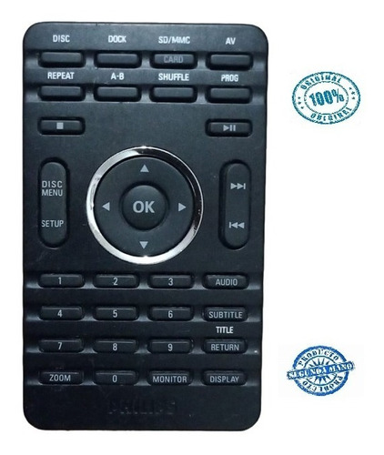 Control Remoto Para Dvd Portatil Marca Philips