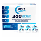 Toallitas Húmedas Limpia Lentes - Optiwipes 300 Pzs