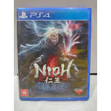 Jogo Nioh Ps4 Game Mídia Física Original Leg Pt Br  