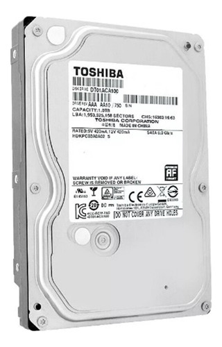 Hd Disco Rígido Toshiba 1tb Dt01aca100 Sata P\ Cftv Pc Dvr Desktop 