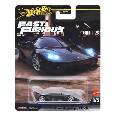 Hot Wheels Premium Rapido Y Furioso Koenigsegg Ccxr 3\u002F5 Negro | Meses sin interés