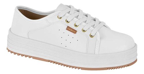 Sapato Feminino Branco Moleca  Moda Casual Original 5782105