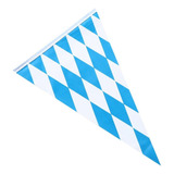Lazhu 10m Seppelhut Oktoberfest Bavaria Azul Blanco