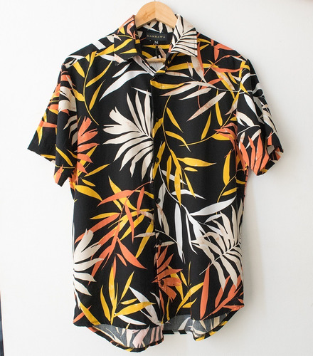 Camisa Unisex Mangas Cortas Poplin Estampado Kambawa 2023