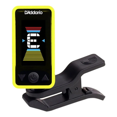 Daddario Pw-ct-17 Ybd Afinador Pinza Cromático Guitarra Bajo Amarillo