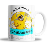 Tasa De Ceramica - Simpson - Al Mejor Papa