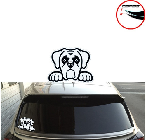  Sticker Pets Perros Portalon Puerta Maleta Vidrio  Auto