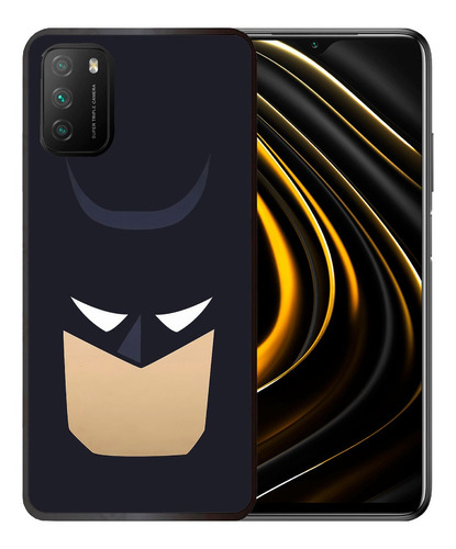 Funda Xiaomi Poco M3 Batman Vintage Tpu/pm Uso Rudo