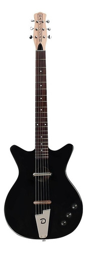 Guitarra Convertible Acustica - Electrica Danelectro Convblk Color Negro