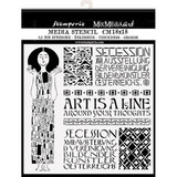 Scrapbooking Stamperia Stencil 18x18cm Klimt Art Noveau