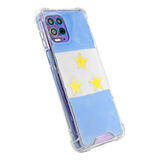 Funda Personalizada Resina Epoxi Futbol Arg Para Moto G100