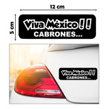 Calcomanía Sticker Para Auto Septiembre Viva México Cabrones