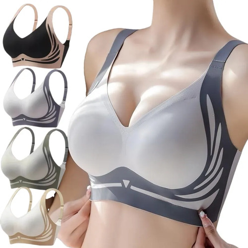 4pz Brasier Push Up Sin Varilla, Sin Costuras, Anticaída | MercadoLibre