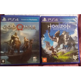 Jogos Exclusivos Ps4 God Of War + Horizon Zero Daw