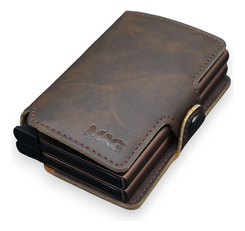 Billetera Mag Wallet Con Protección Rfid - Doble Tarjetero