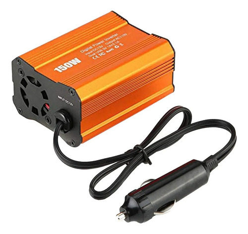 Convertidor De 12v A 110v Adaptador De Coche Inversor De Cor