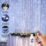 4 Pieces Waterproof Led Party Light Curtain, 3x3m