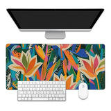 Mousepad Floral Tropical Grande 35.4x15.7 
