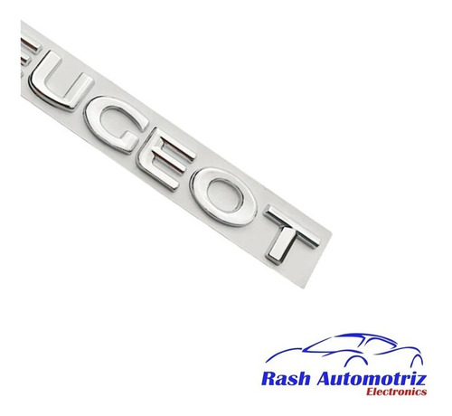 Emblema Letras Trasero Peugeot Nuevo Logo Foto 2