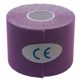 Cinta Kinesiologica, Kinesiology Tape, Certificada Color Violeta