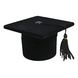 Caja Novedosa Con Gorro De Graduación De Terciopelo Flocado,