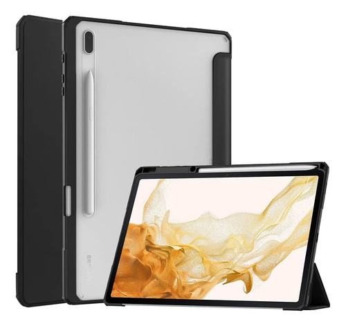 Capa Case Para Galaxy Tab S7 Fe S8+ 12.4 Espaço Para Caneta