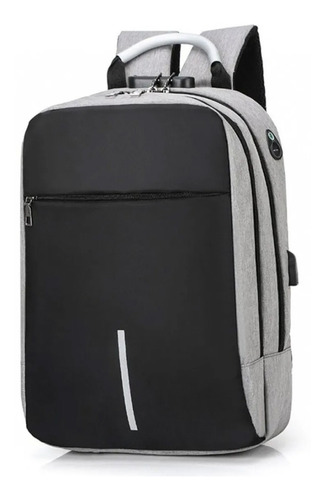 Mochila Urbana Puerto Usb Para Power Bank Cargador