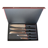 Set Cuchillos Trento Essential 5 Piezas Giftbox Chef Cocina