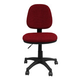 Silla Escritorio Lizza Platinum Media Rojo Tomate