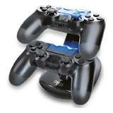 Soporte Base Cargador Para Joystick Ps4 Play Doble Vertical