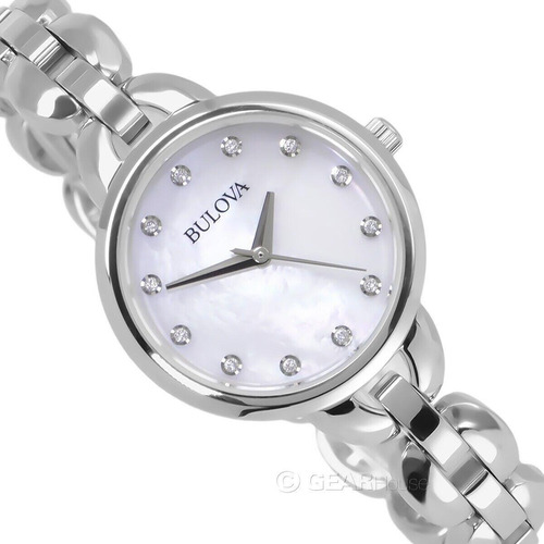 Relogio Fem Bulova 96l204 28mm Cristais Lindissimo Original