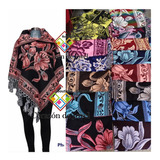 12 Ponchos/capas/chal/mañanitas/artesanales/tejidas-chiapas