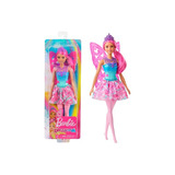 Hermosa Muñeca Barbie Dreamtopia  Hada Cabello Rosa